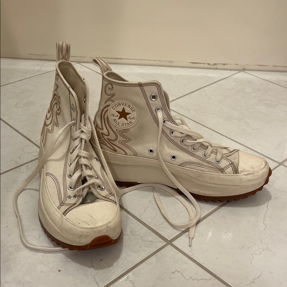 Converse Women's High-Top Sneakers - Off-White